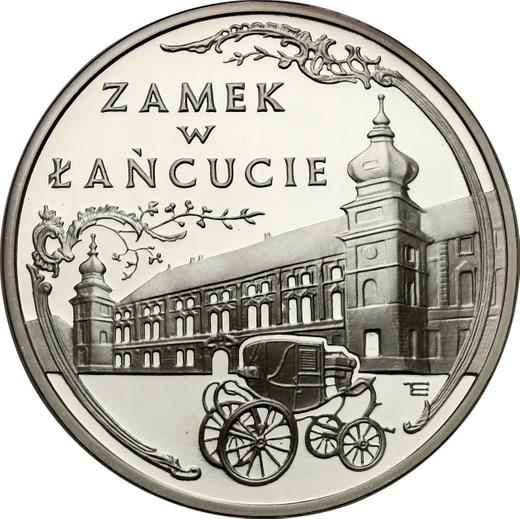 Реверс монеты - 300000 злотых 1993 года MW ET "Ланьцутский замок" - цена серебряной монеты - Польша, III Республика до деноминации