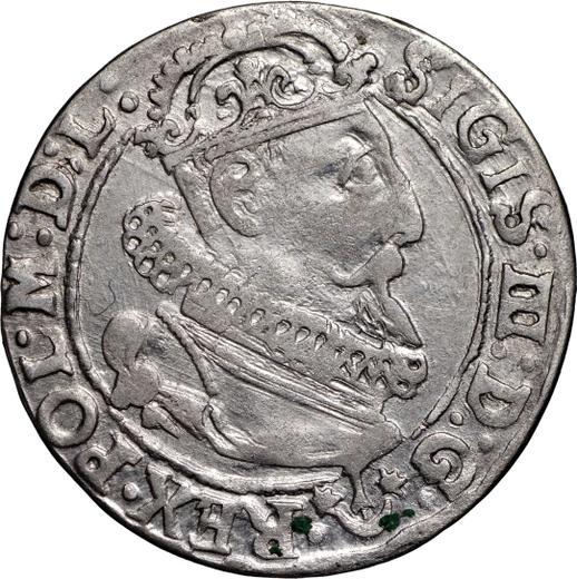 Avers 6 Gröscher 1624 - Silbermünze Wert - Polen, Sigismund III