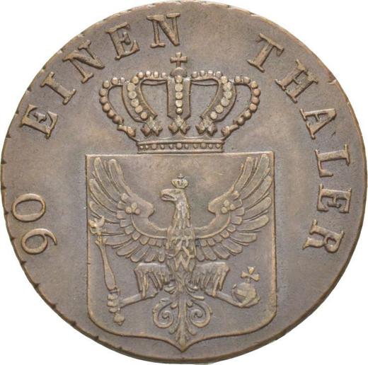Аверс монеты - 4 пфеннига 1832 года D - цена  монеты - Пруссия, Фридрих Вильгельм III