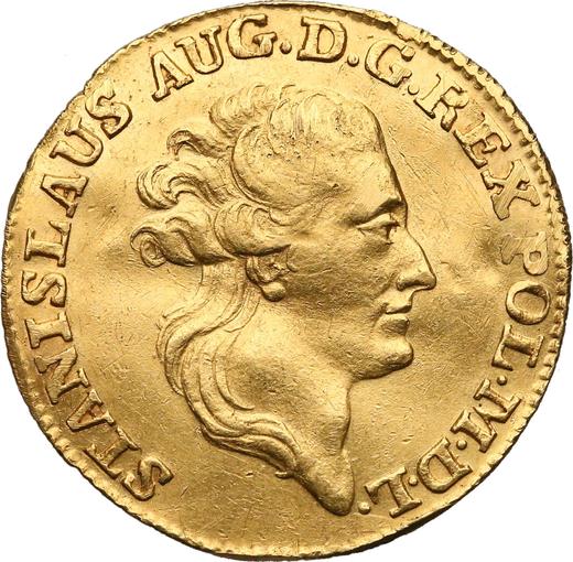 Аверс монеты - Дукат 1783 года EB - цена золотой монеты - Польша, Станислав II Август