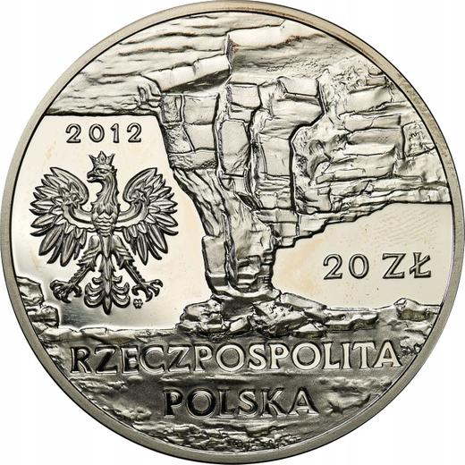 Awers monety - 20 złotych 2012 MW ET "Krzemionki Opatowskie" - cena srebrnej monety - Polska, III RP po denominacji