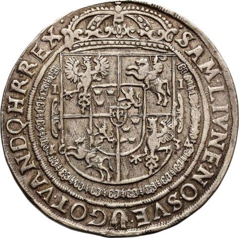 Реверс монеты - Талер 1634 года II - цена серебряной монеты - Польша, Владислав IV