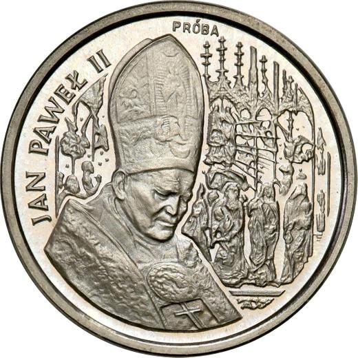 Reverse Pattern 50000 Zlotych 1991 MW ET "John Paul II" Nickel - Poland, III Republic before denomination