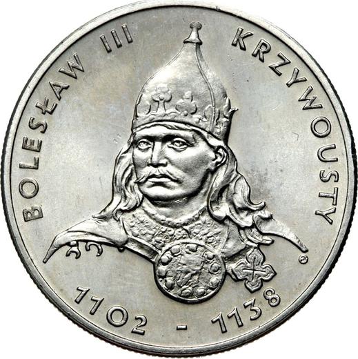 Rewers monety - 50 złotych 1982 MW EO "Bolesław III Krzywousty" Miedź-nikiel - cena  monety - Polska, PRL