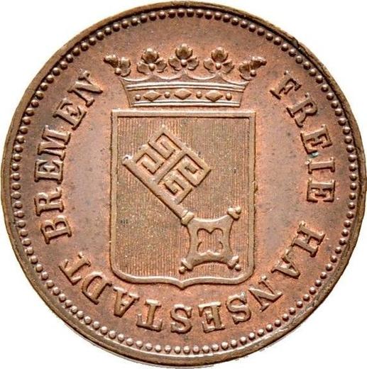 Аверс монеты - 1/2 гротена 1841 года - цена  монеты - Бремен, Вольный ганзейский город
