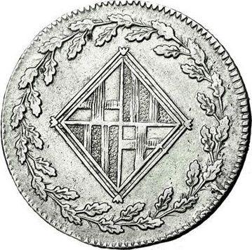 Аверс монеты - 1 песета 1809 года - цена серебряной монеты - Испания, Жозеф Бонапарт