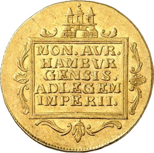 Reverso 2 ducados 1804 - valor de la moneda  - Hamburgo, Ciudad libre de Hamburgo