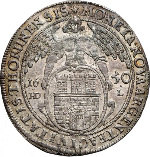 Реверс монеты - Талер 1650 года HDL "Торунь" - цена серебряной монеты - Польша, Ян II Казимир