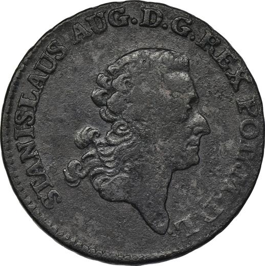 Аверс монеты - Трояк (3 гроша) 1778 года EB - цена  монеты - Польша, Станислав II Август