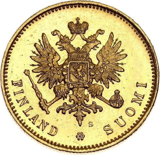 Аверс монеты - 20 марок 1913 года S - цена золотой монеты - Финляндия, Великое княжество
