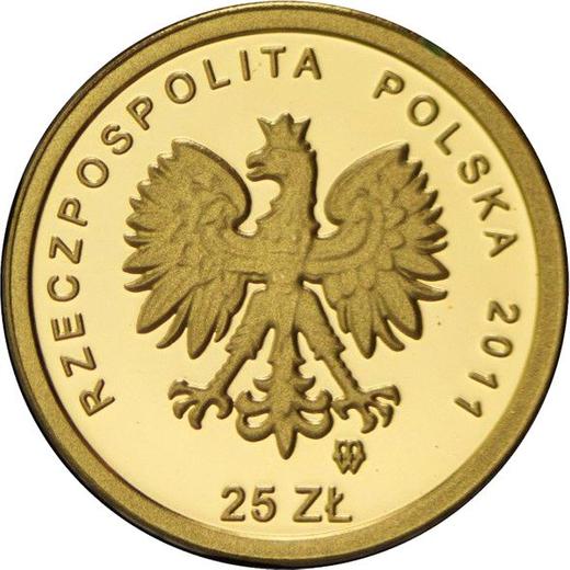 Obverse 25 Zlotych 2011 MW "Beatification of John Paul II" - Gold Coin Value - Poland, III Republic after denomination
