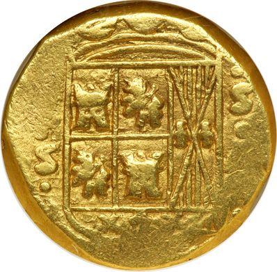 Anverso 4 escudos 1755 S "Tipo 1746-1756" - valor de la moneda de oro - Colombia, Fernando VI