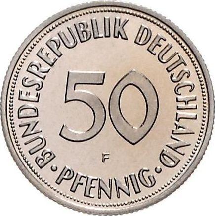 Anverso 50 Pfennige 1967 F - valor de la moneda  - Alemania, RFA
