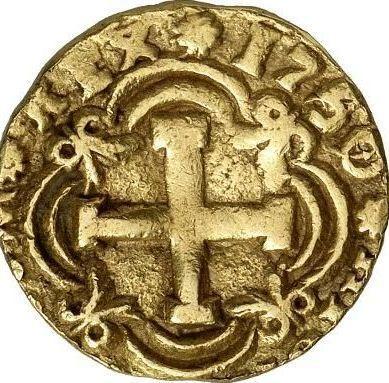 Реверс монеты - 4 эскудо 1750 года S - цена золотой монеты - Колумбия, Фердинанд VI