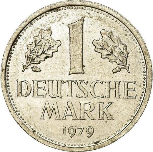 Obverse 1 Mark 1979 J -  Coin Value - Germany, FRG