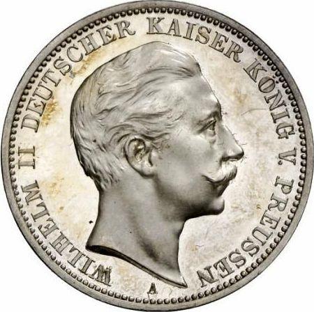 Аверс монеты - 3 марки 1911 года A "Пруссия" - цена серебряной монеты - Германия, Германская Империя