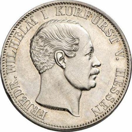 Anverso Tálero 1854 - valor de la moneda de plata - Hesse-Cassel, Federico Guillermo