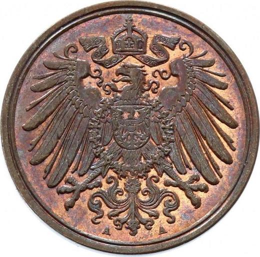 Reverso 1 Pfennig 1900 A "Tipo 1890-1916" - valor de la moneda  - Alemania, Imperio alemán
