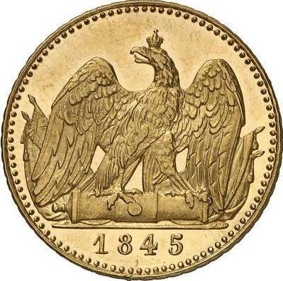 Реверс монеты - Фридрихсдор 1845 года A - цена золотой монеты - Пруссия, Фридрих Вильгельм IV