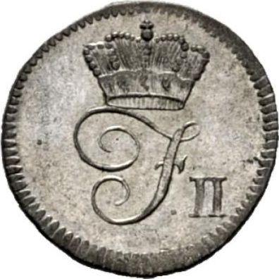 Awers monety - 1 krajcar 1800 - cena srebrnej monety - Wirtembergia, Fryderyk I