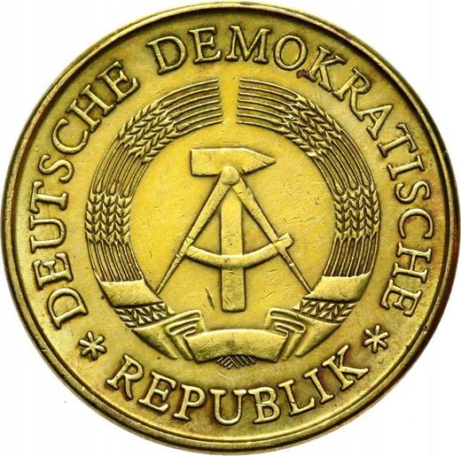 Reverso 20 Pfennige 1986 A - valor de la moneda  - Alemania, República Democrática Alemana (RDA)
