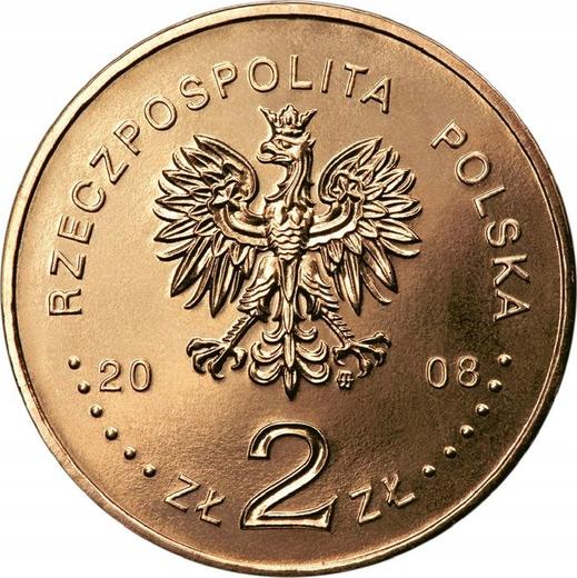 Аверс монеты - 2 злотых 2008 года MW ET "Сибирские ссыльные" - цена  монеты - Польша, III Республика после деноминации
