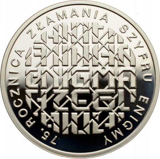 Reverso 10 eslotis 2007 MW ET "75 aniversario del descifrado de los códigos Enigma" - valor de la moneda de plata - Polonia, República moderna