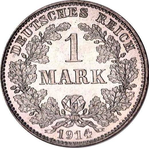 Аверс монеты - 1 марка 1914 года E "Тип 1891-1916" - цена серебряной монеты - Германия, Германская Империя