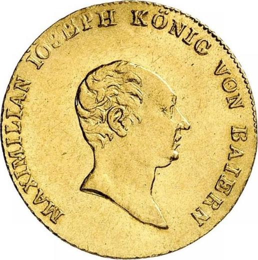 Awers monety - Dukat 1822 - cena złotej monety - Bawaria, Maksymilian I