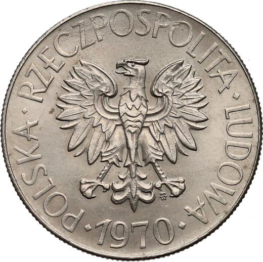 Obverse Pattern 10 Zlotych 1970 MW "200th Anniversary of the Death of Tadeusz Kosciuszko" Copper-Nickel -  Coin Value - Poland, Peoples Republic