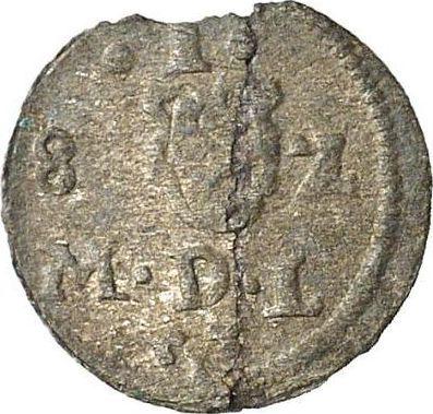 Reverso 1 denario 1582 "Lituania" - valor de la moneda de plata - Polonia, Esteban I Báthory