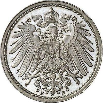Реверс монеты - 5 пфеннигов 1912 года E "Тип 1890-1915" - цена  монеты - Германия, Германская Империя