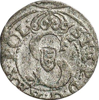 Obverse Schilling (Szelag) 1585 "Riga" - Silver Coin Value - Poland, Stephen Bathory