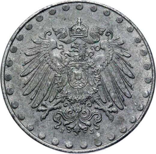 Reverso 10 Pfennige 1916 J "Tipo 1916-1922" - valor de la moneda  - Alemania, Imperio alemán