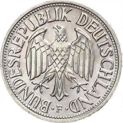 Rewers monety - 1 marka 1964 F - cena  monety - Niemcy, RFN