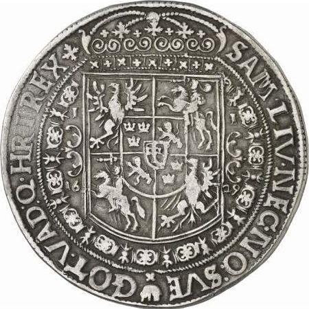 Реверс монеты - Талер 1629 года II "Тип 1618-1630" - цена серебряной монеты - Польша, Сигизмунд III Ваза