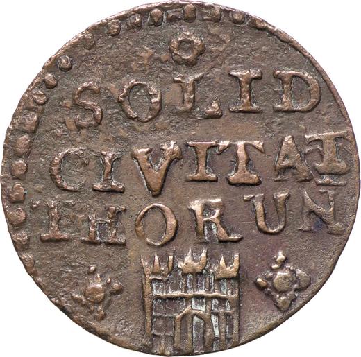 Reverso Szeląg 1762 "de Torun" - valor de la moneda  - Polonia, Augusto III