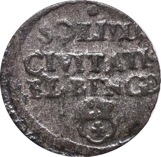 Reverse Schilling (Szelag) 1672 "Elbing" - Silver Coin Value - Poland, Michael Korybut