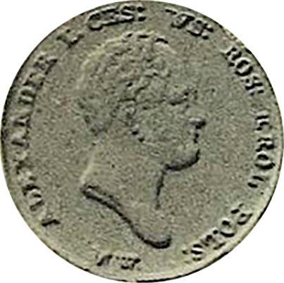 Anverso Pruebas 5 groszy 1841 MW "Retrato" - valor de la moneda de plata - Polonia, Dominio Ruso