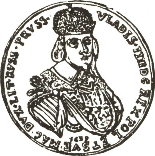 Awers monety - 10 Dukatów (Portugał) 1639 IT - cena złotej monety - Polska, Władysław IV
