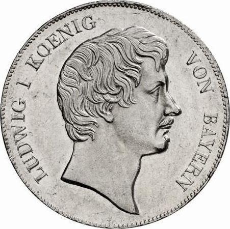 Awers monety - Talar 1834 - cena srebrnej monety - Bawaria, Ludwik I