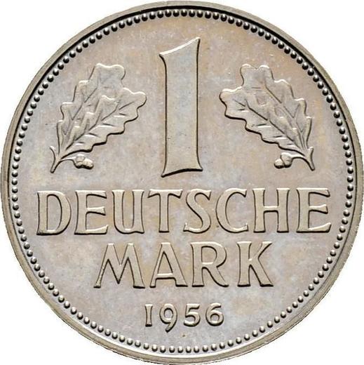 Anverso 1 marco 1956 D - valor de la moneda  - Alemania, RFA