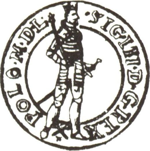 Awers monety - Dukat 1590 "Typ 1590-1592" - cena złotej monety - Polska, Zygmunt III