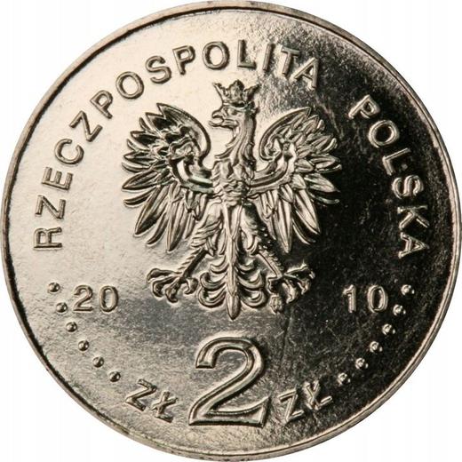 Аверс монеты - 2 злотых 2010 года MW "Катовице" - цена  монеты - Польша, III Республика после деноминации