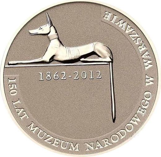 Reverso 10 eslotis 2012 MW "150 aniversario del Museo Nacional de Varsovia" - valor de la moneda de plata - Polonia, República moderna