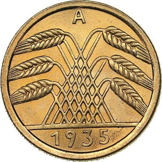 Reverso 5 Reichspfennigs 1935 A - valor de la moneda  - Alemania, República de Weimar
