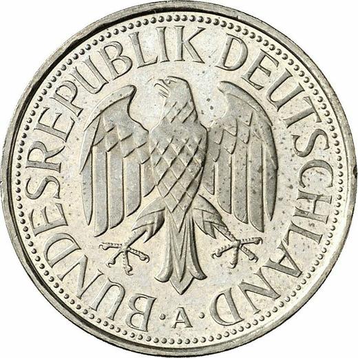 Реверс монеты - 1 марка 1992 года A - цена  монеты - Германия, ФРГ