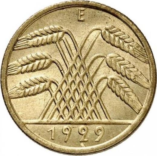 Reverso 10 Reichspfennigs 1929 E - valor de la moneda  - Alemania, República de Weimar