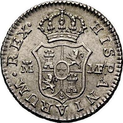 Реверс монеты - 1/2 реала 1797 года M MF - цена серебряной монеты - Испания, Карл IV