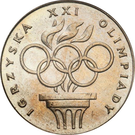 Reverso 200 eslotis 1976 MW "Juegos de la XXI Olimpiada de Montreal 1976" Plata - valor de la moneda de plata - Polonia, República Popular